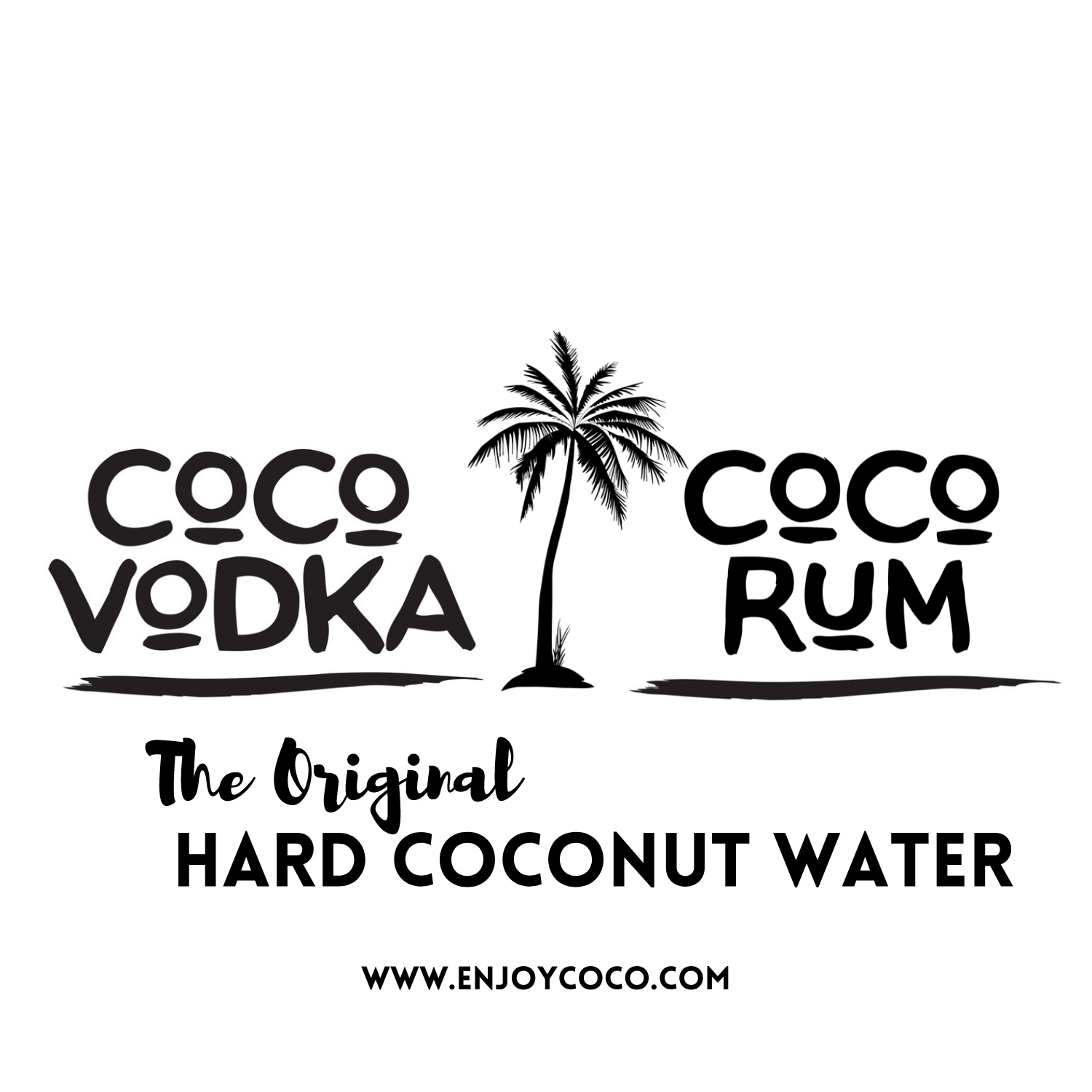 COCO VODKA AND COCO RUM LOGO TOGETHER